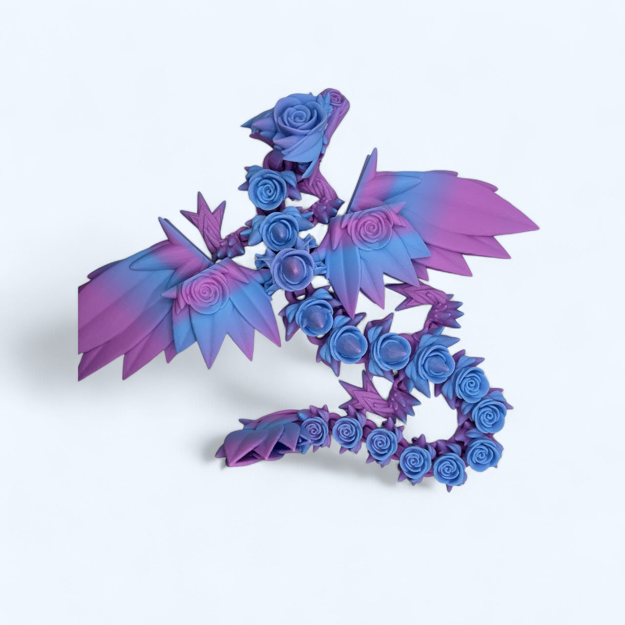 Large Rose Dragon with Wings